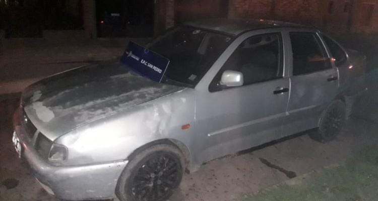 Recuperaron en San Pedro un auto que fue robado el año pasado en La Plata