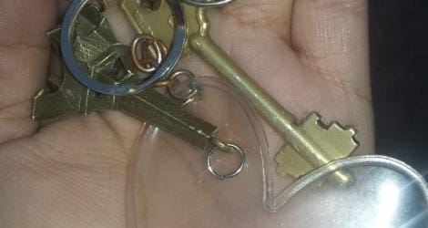 Lorena encontró estas llaves