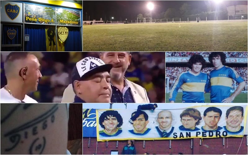 San Pedro despidió a Diego Maradona: homenajes, anécdotas, fotos y recuerdos compartidos