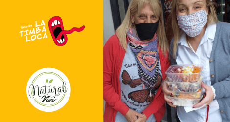 #LaTimbaLoca: Natalia ganó las ensaladas de Natural Vivi