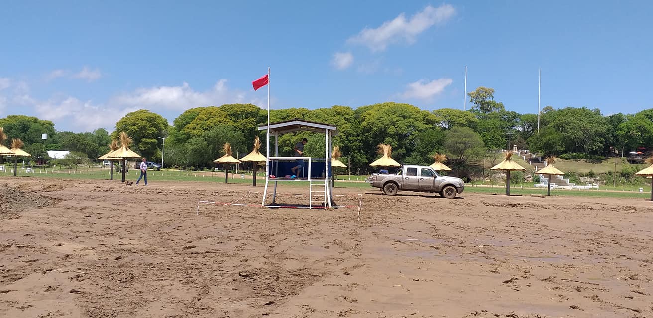 Comenzó la temporada y ultiman detalles para la inauguración de la playa pública en Vuelta de Obligado