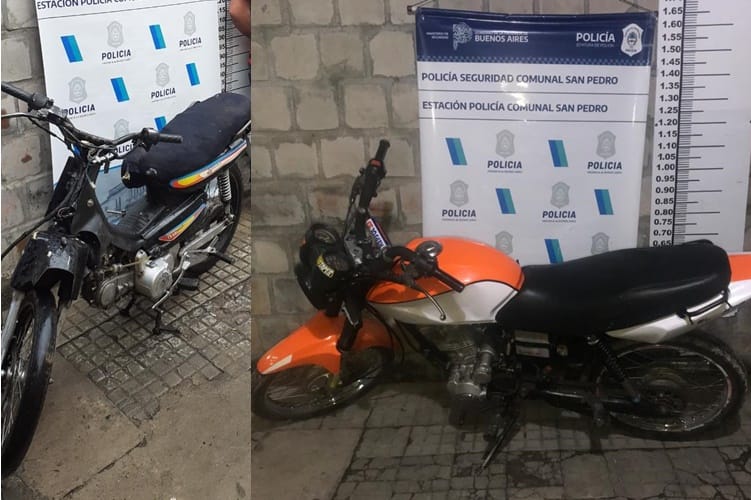 Recuperaron las dos motos que jóvenes robaron del depósito municipal tras haber sido secuestradas