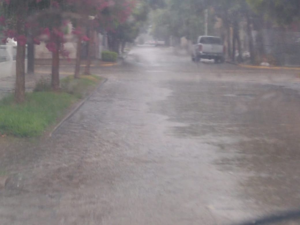 Llovieron más de 30 milímetros en las últimas horas y hay calles anegadas en San Pedro