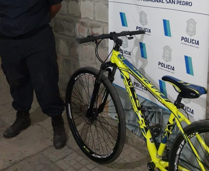 Policía recuperó una mountain bike que fue robada en Villa Igoillo