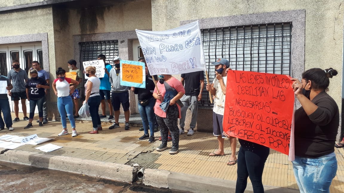 Asesinato de Agustín Luna: la familia de “Popy” Sandoval marcha para pedir su libertad