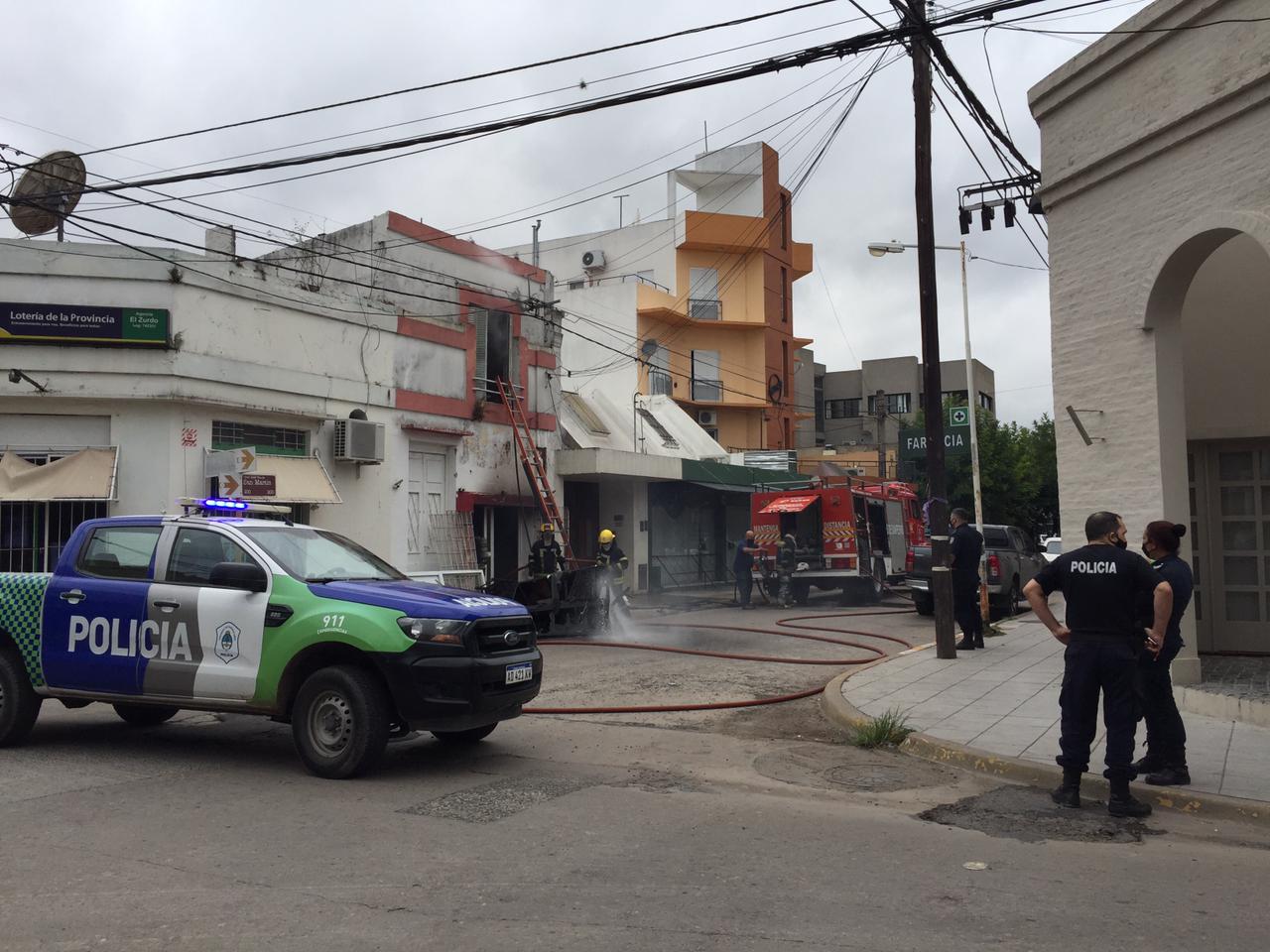 Falleció un hombre en un incendio en una vivienda ubicada en San Martín al 100