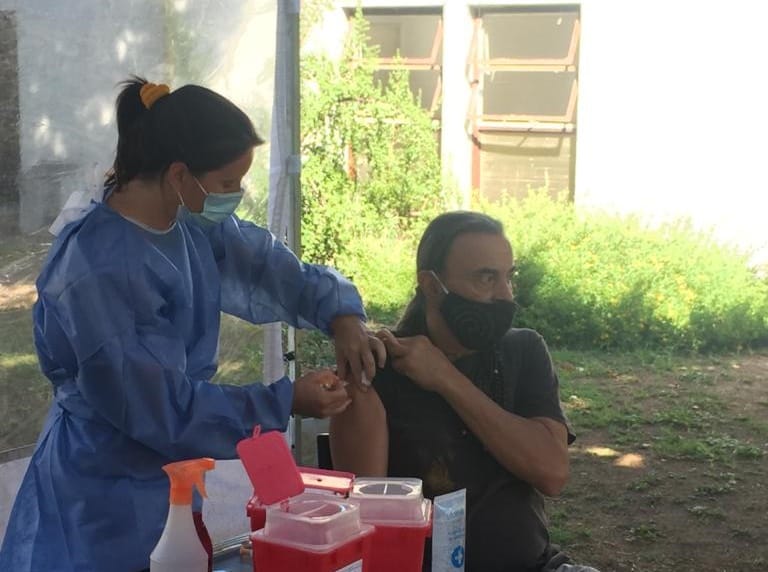 En San Pedro ya fueron vacunadas contra el coronavirus alrededor de 2500 personas
