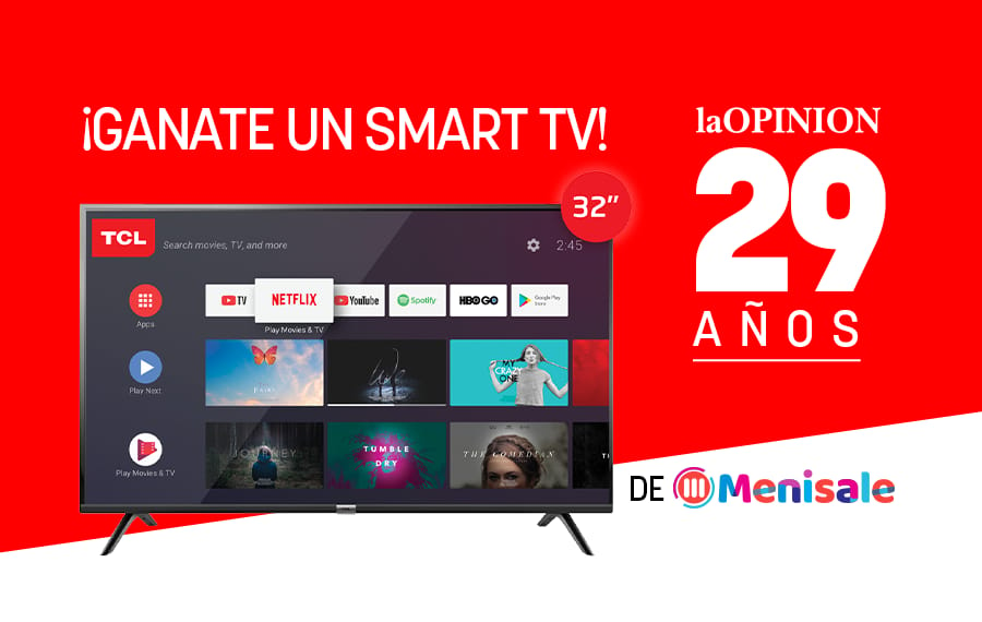 29 años de La Opinión: sorteamos un smart TV de Menisale y premios exclusivos para suscriptores