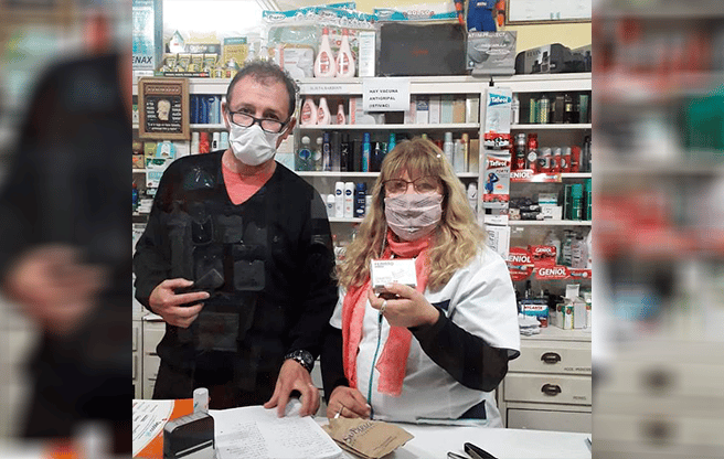 Agradecimiento a Farmacia Catalán: gestionaron un oxímetro para el Hospital de Castro