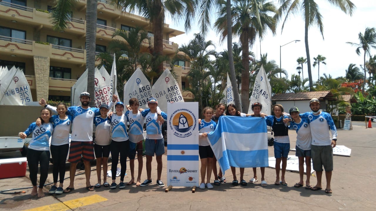 Norteamericano de Optimist: la flota de Delfina Kuttel ganó la Copa de Naciones