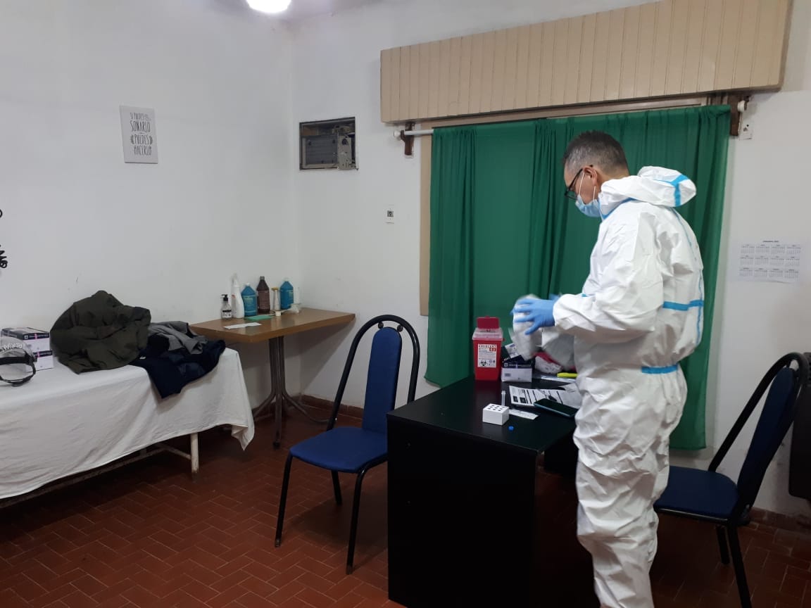 Operativo sanitario en La Tosquera: detectaron más casos positivos de coronavirus