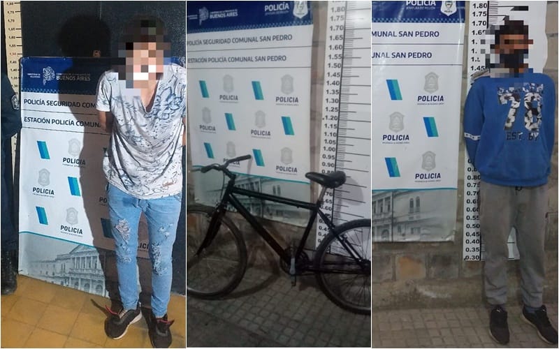 Los delincuentes acusados de robarle a dos jóvenes en Mateo Sbert y Saavedra siguen detenidos