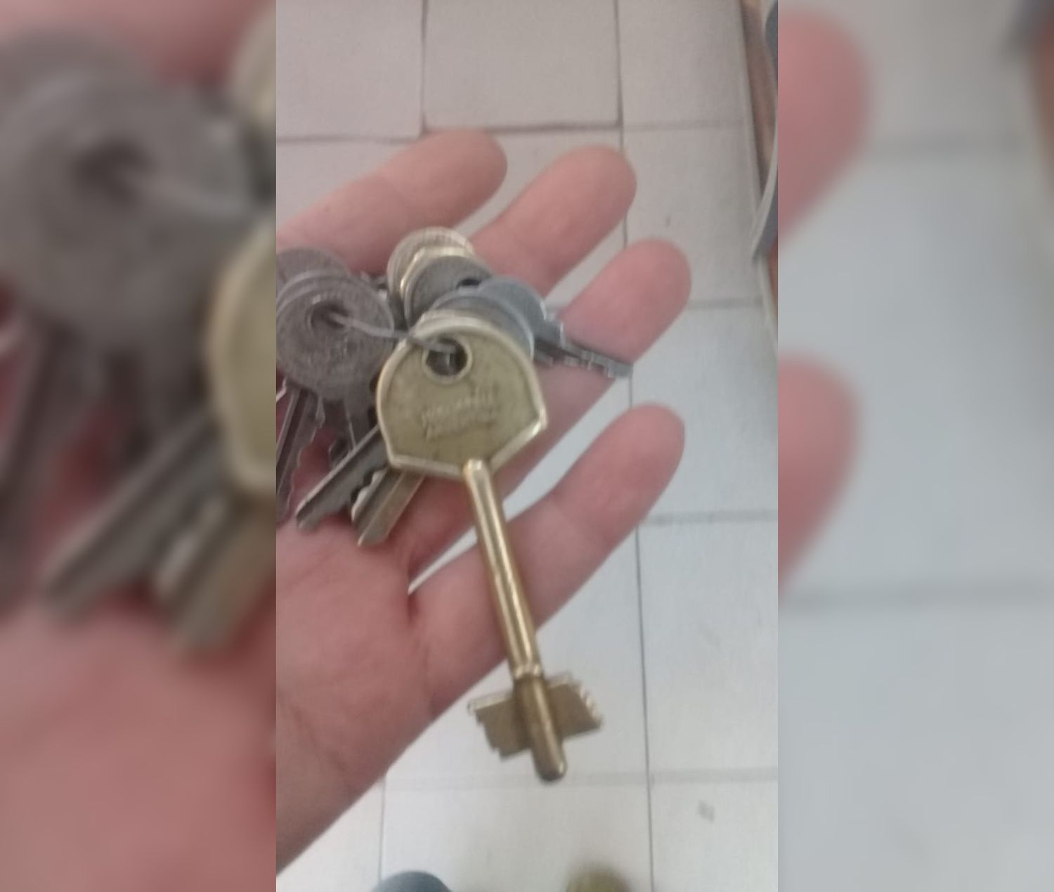 Encontraron estas llaves