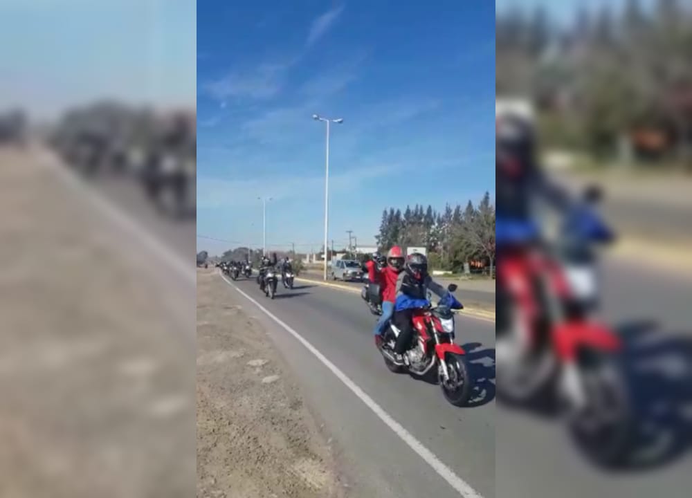 Más de doscientos motociclistas visitaron San Pedro