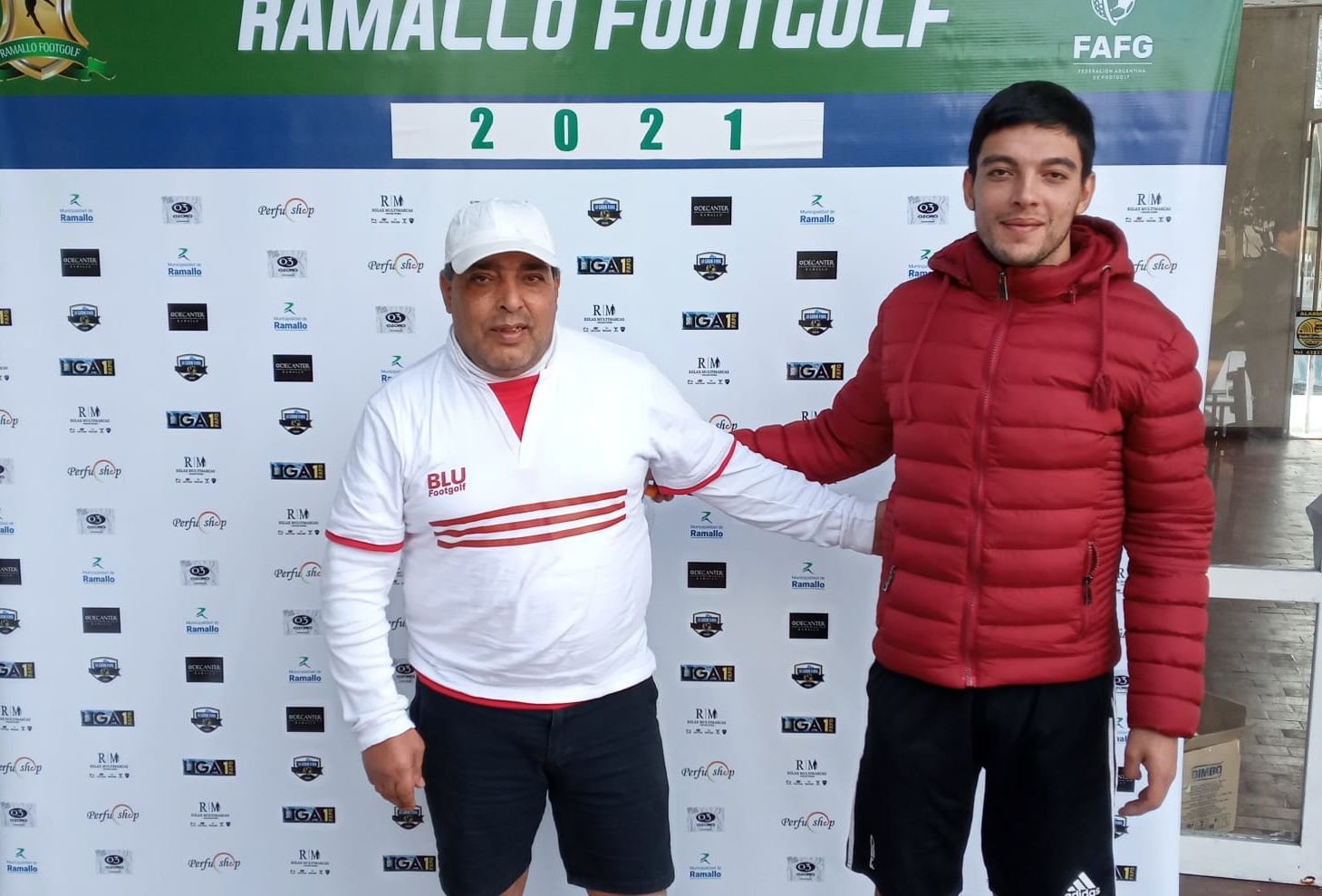Tour de Ramallo de footgolf: Matías y Gustavo Seery compitieron en San Nicolás