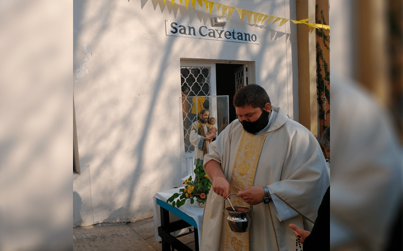 Misa por San Cayetano y bendición de panes