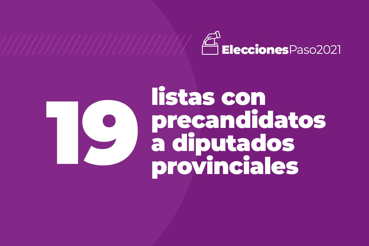 Elecciones Paso 2021: las 19 listas de precandidatos a diputados provinciales por la segunda sección electoral