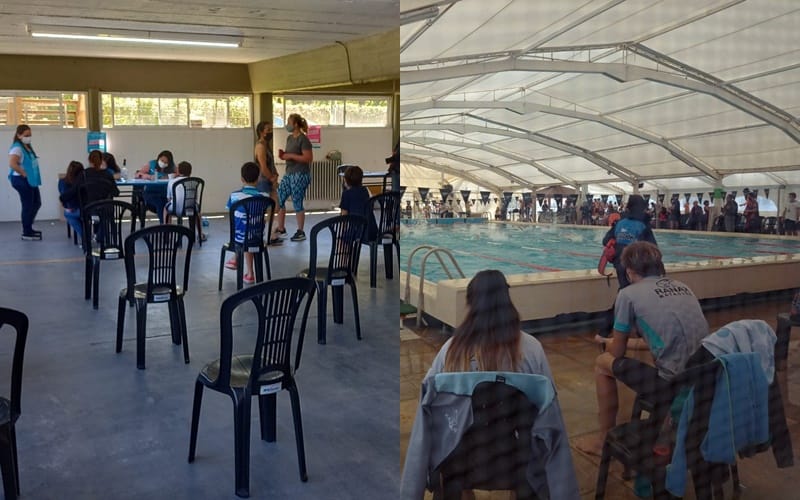 Decenas de nadadores vacunados contra el Covid-19 y podios sampedrinos en el Torneo Primavera en Náutico