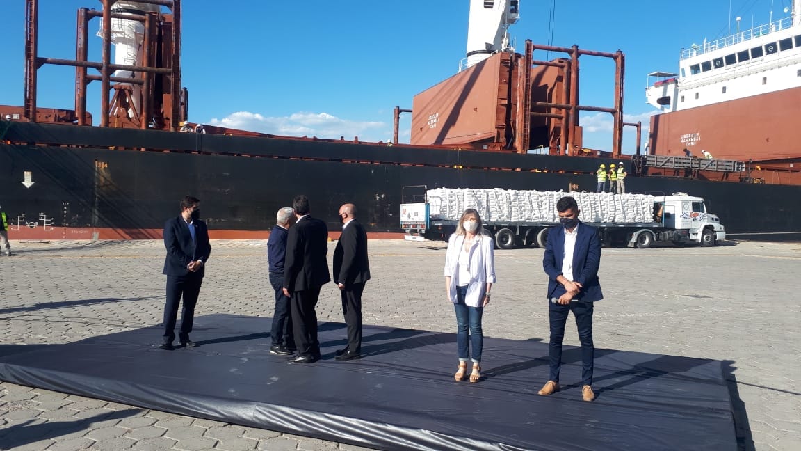 Anunciaron mil millones para obras en el puerto, con Massa, Guerrera y Álvarez Rodríguez