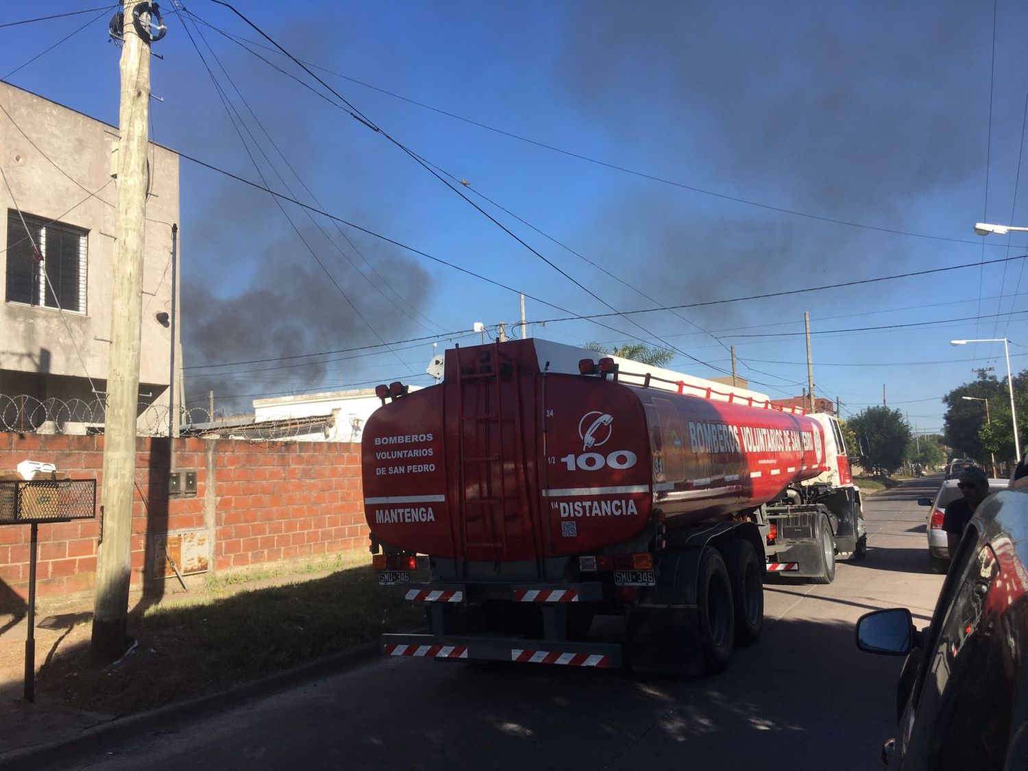 Incendio en el galpón de Melgar: “Dejamos vacío el cuartel”, aseguró Bomberos