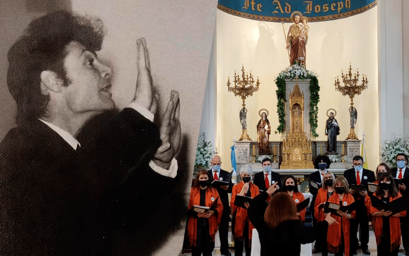A 29 años del fallecimiento de Bebe Farabollini, el coro participó de un emotivo concierto en la parroquia Santa Clara de Asís
