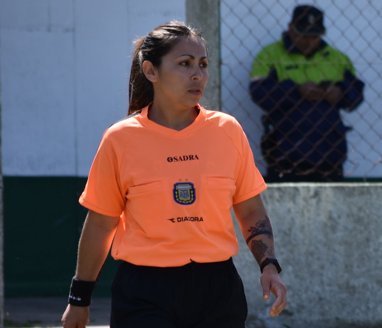 Antonela Romero, la primera mujer sampedrina en una terna arbitral de un partido de la AFA