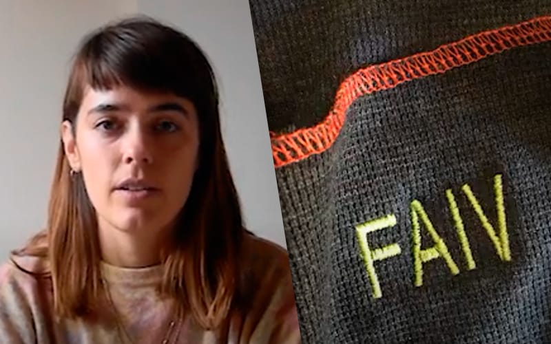 FAIV, el proyecto de moda circular de una sampedrina que fue destacado en un concurso de la embajada italiana