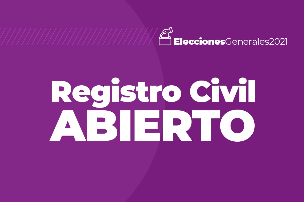 Elecciones 2021: el Registro Civil está abierto para el retiro de DNI