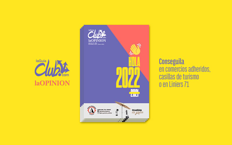 Hola, 2022: la nueva edición de La Guía Club ya está en la calle y se consigue en todos los comercios socios