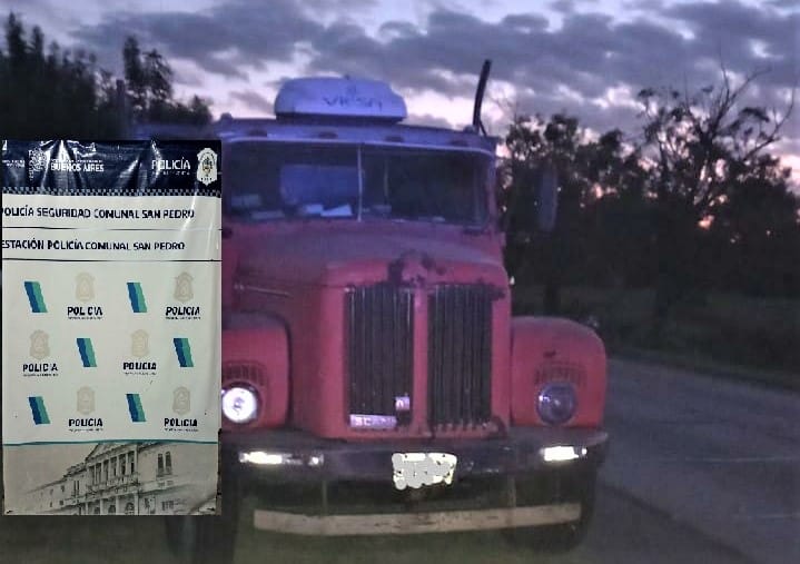 Hallaron en ruta 191 un camión robado en Juan B. Justo y Gomendio