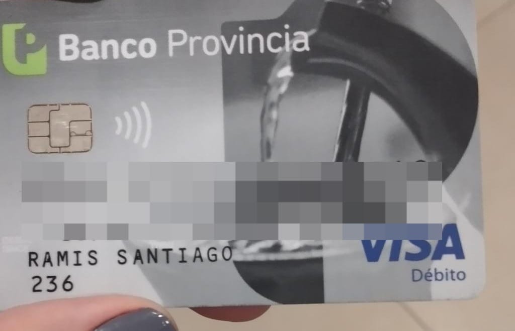 Encontraron la tarjeta de Ramis Santiago
