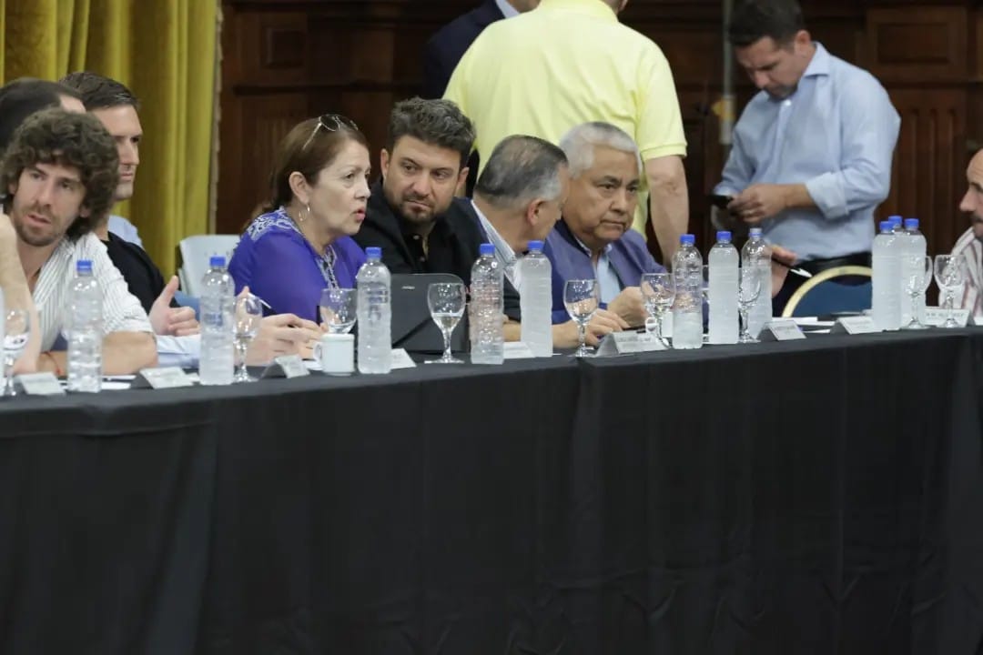 Salazar, durante la reunión.