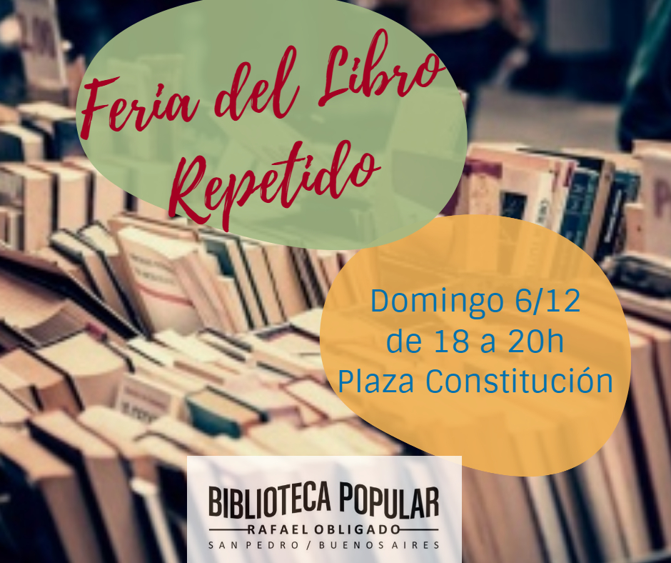 La Biblioteca Popular presenta la Feria del Libro Repetido