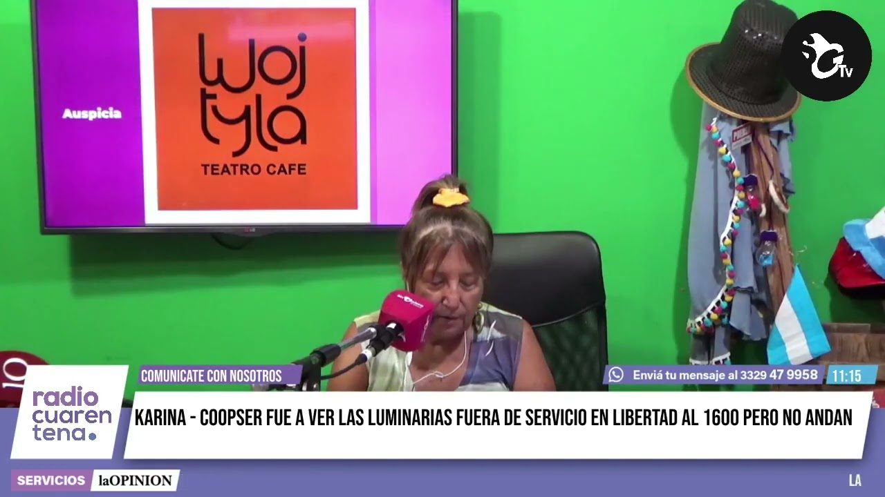 Oficina de quejas Nuevo reclamo por la falta de luminarias La