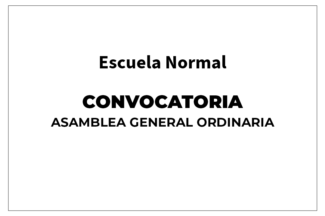 [Publicación solicitada] Convocatoria a Asamblea General Ordinaria